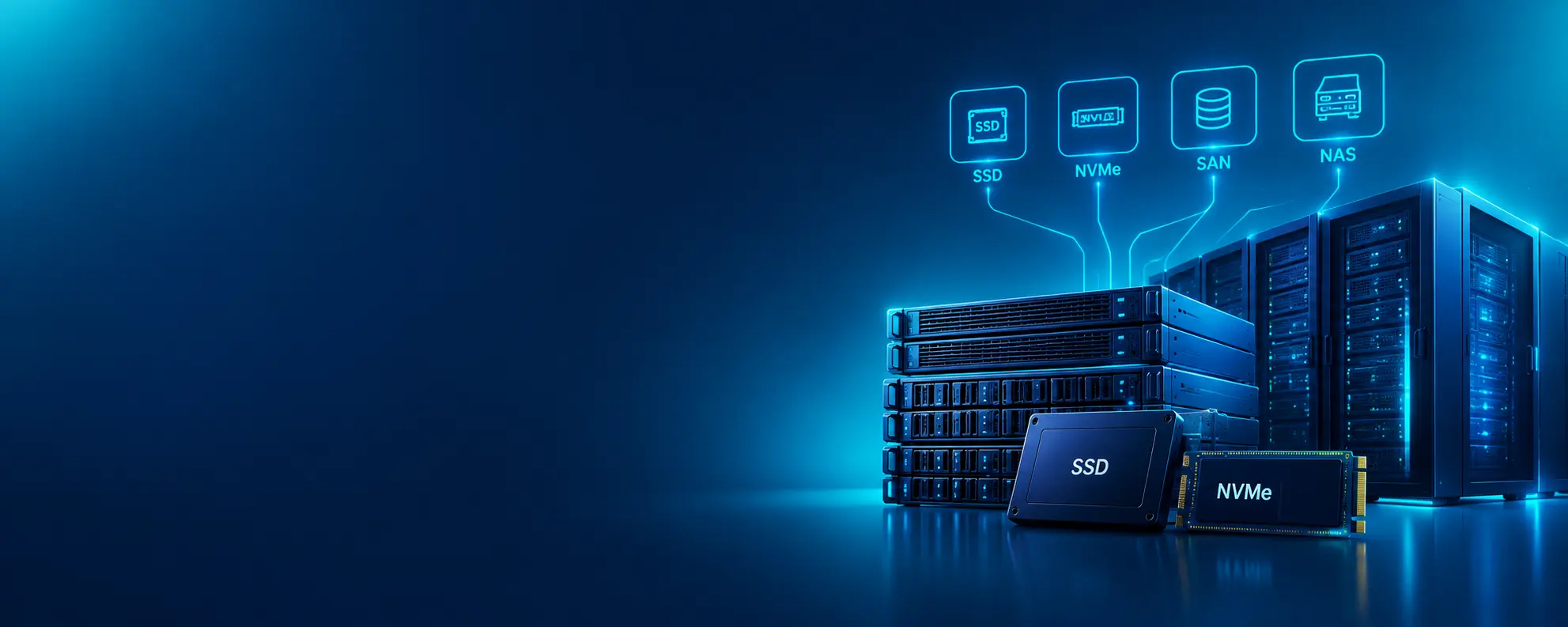 Enterprise Storage Buying Guide: SSD, NVMe, SAN and NAS Explained [Groq: ar]
