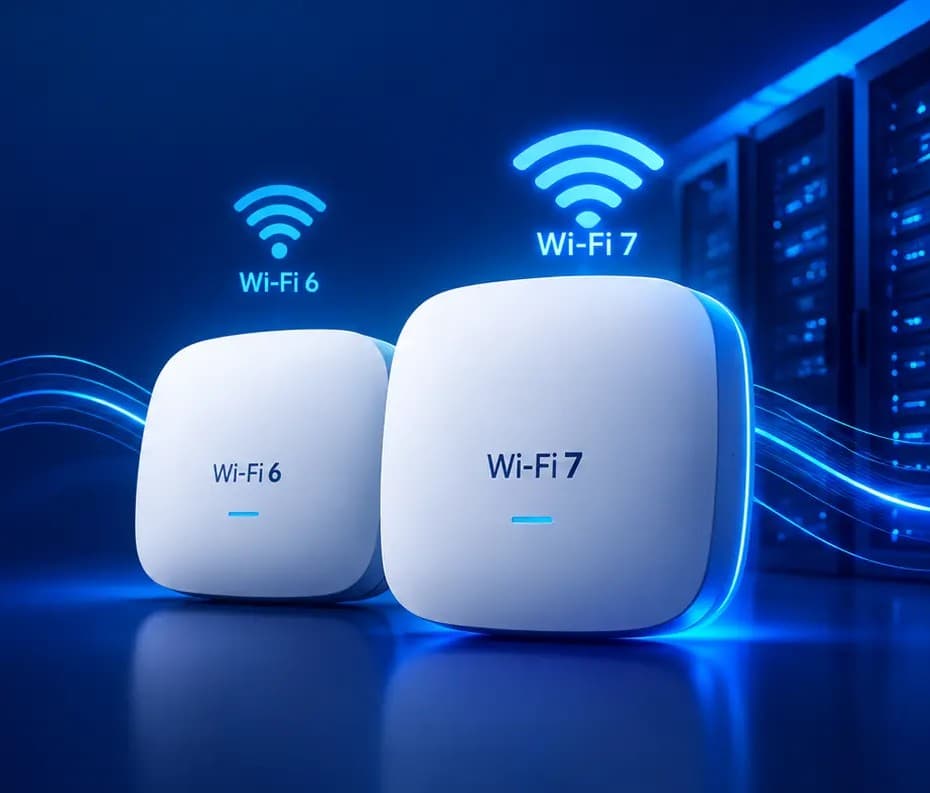 Wi-Fi 6 vs Wi-Fi 7 for Enterprise Networks: What Businesses Need to Know in 2026