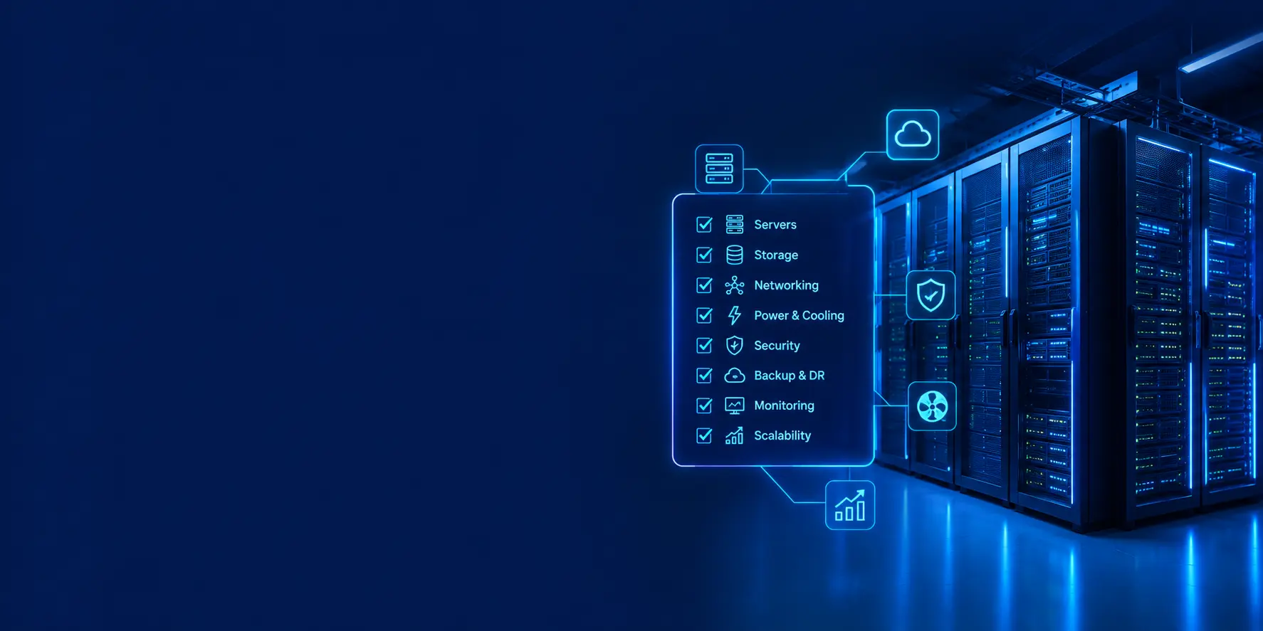 Data Center Infrastructure Checklist for Growing Companies
