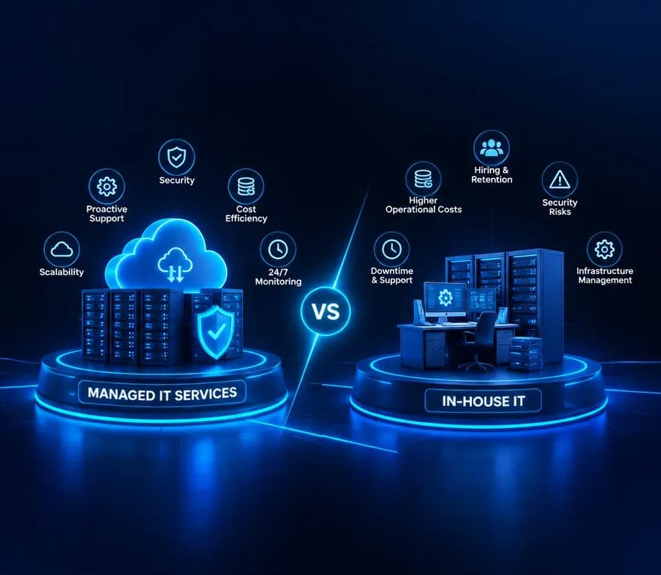 Managed IT Services vs In-House IT: Cost & Risk Breakdown